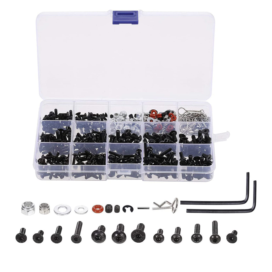 Fpv Drone Tool Kit - 522 peças kits de parafusos rc