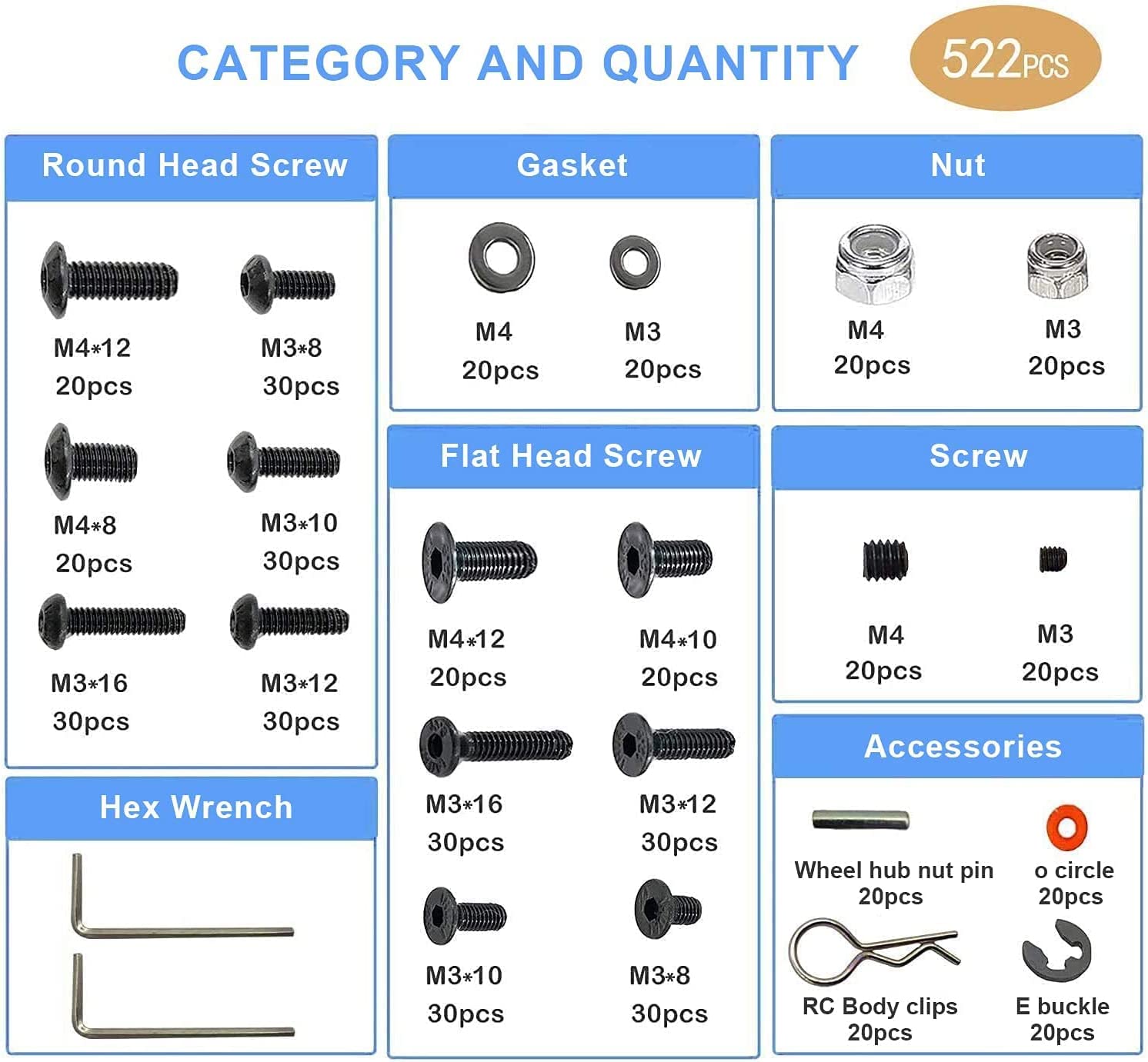 522 peças kits de parafusos rc - Fpv Drone Tool Kit avaliação e preço